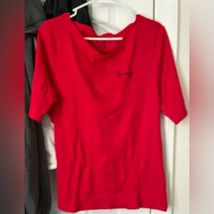 Red Tommy Hilfiger shirt size XL